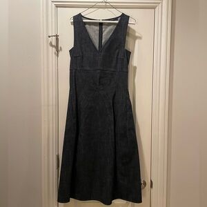 Derek lam denim midi dress